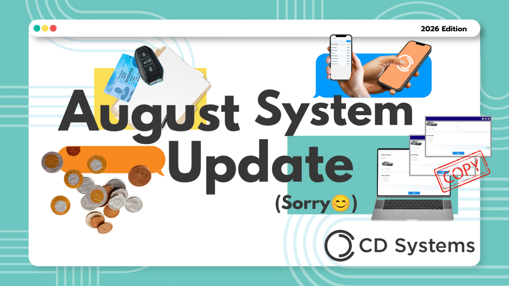 CDS driver app and dispatch software update, August 2026